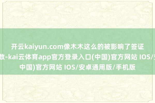 开云kaiyun.com　　像木木这么的被影响了签证的东说念主不在少数-kai云体育app官方登录入口(中国)官方网站 IOS/安卓通用版/手机版